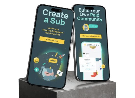 The Social app screens
