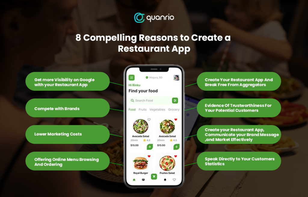 8 Compelling Reasons to Create a Restaurant App